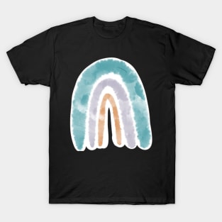 Teal Orange and Purple Rainbow T-Shirt